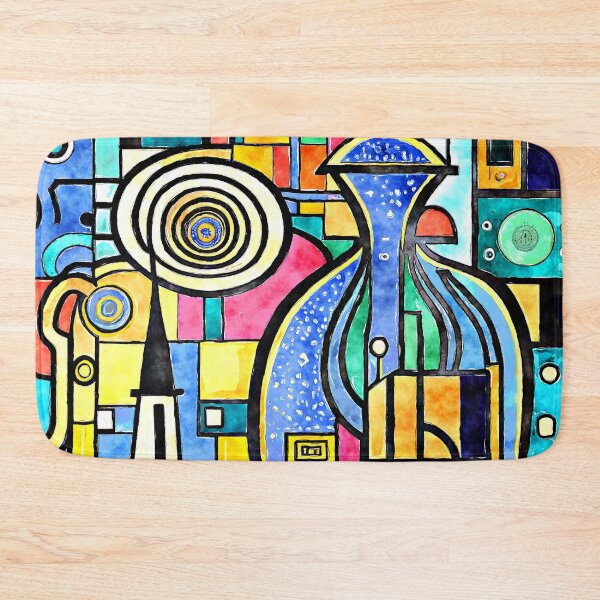 Item preview, Cool, Sleek, And Chic Cubism Colorful Abstract Art designed and sold by DEC02.