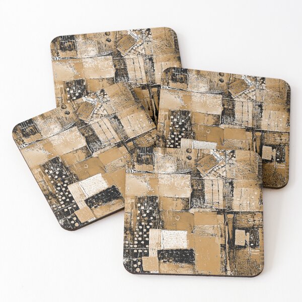 Item preview, Grunge Earth Tones, Caramel, And Cream Textured Abstract designed and sold by DEC02.