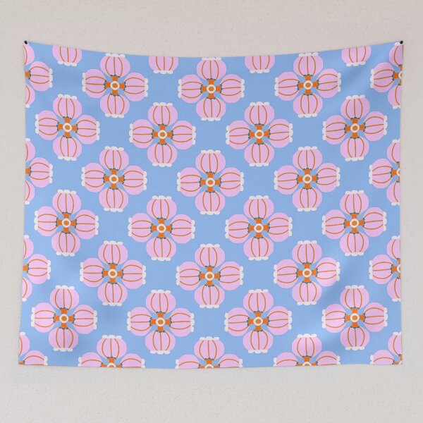 Item preview, Retro Flowers designed and sold by ViaARTfactory.