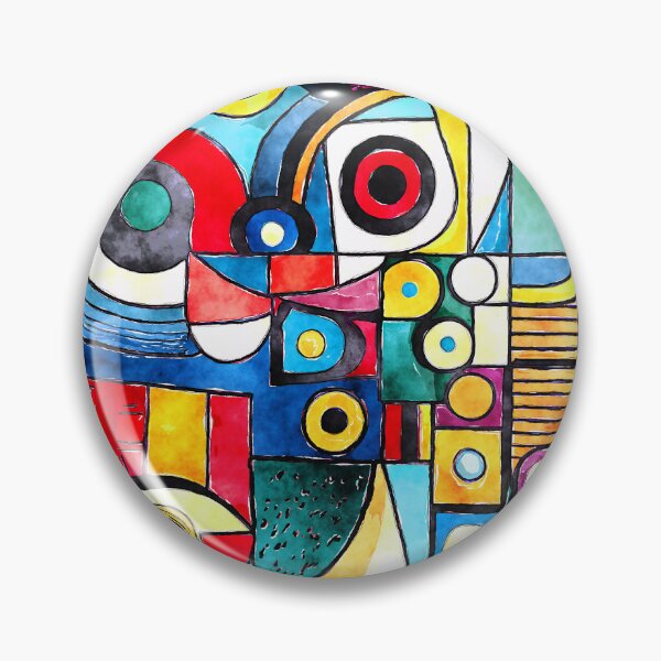 Item preview, Chic, Sophisticated Cubism Abstract Design Colorful Digital Art  designed and sold by DEC02.