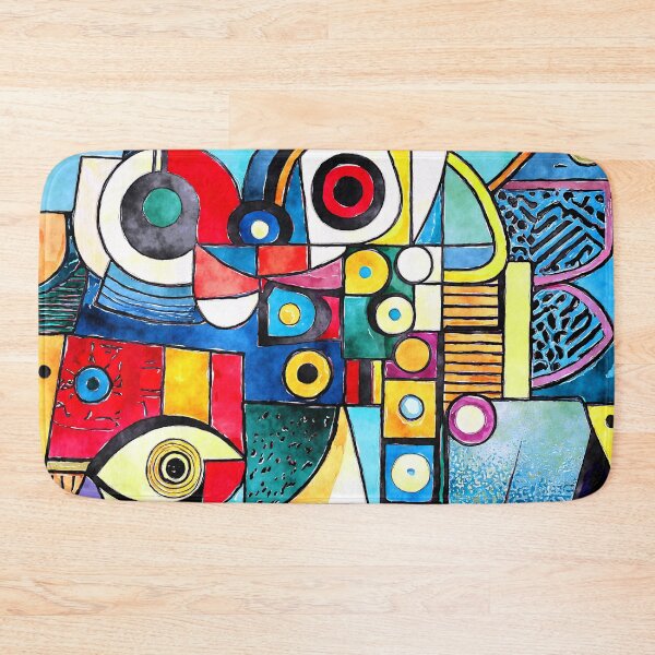 Item preview, Chic, Sophisticated Cubism Abstract Design Colorful Digital Art  designed and sold by DEC02.