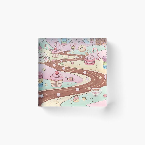 Item preview, Sweet Wonderland Kawaii Dessert  designed and sold by EasyTees4u.