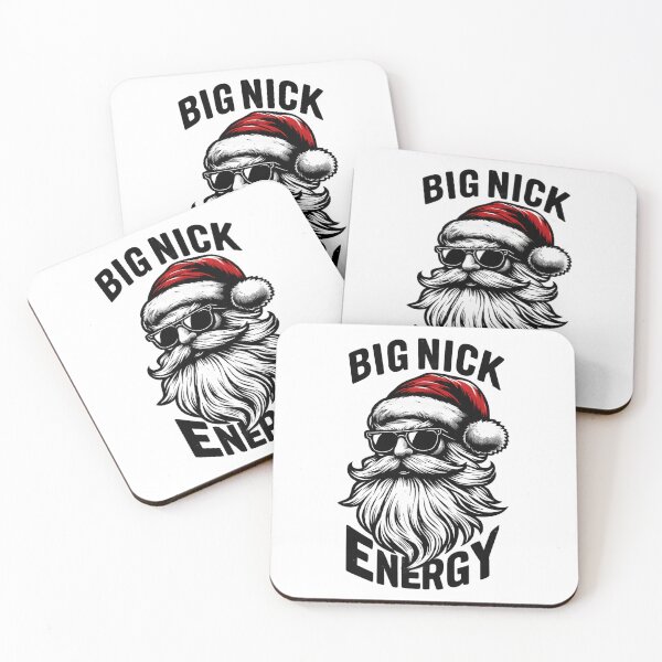 Item preview, Big Nick Energy Cool Santa – Hipster Christmas Vibes designed and sold by Vicky021.