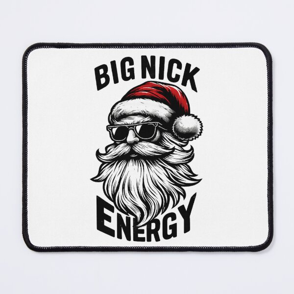 Item preview, Big Nick Energy Cool Santa – Hipster Christmas Vibes designed and sold by Vicky021.