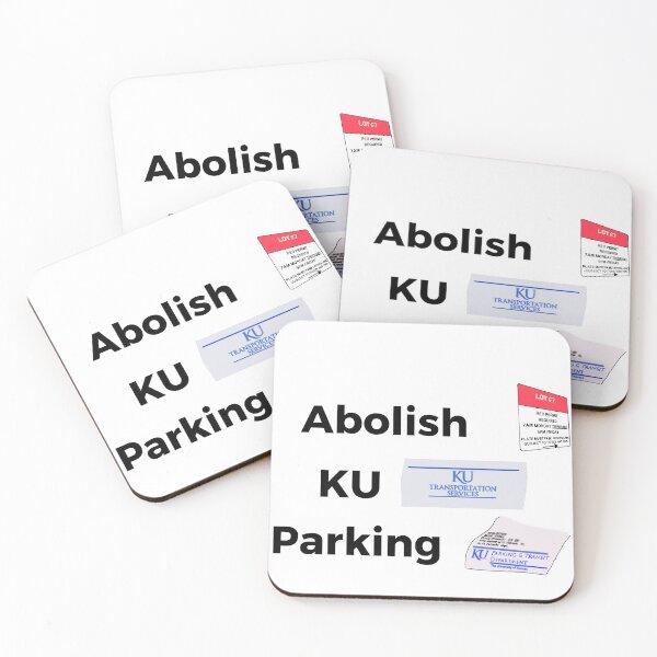 Item preview, Abolish KU Parking designed and sold by PomegranateHeart.