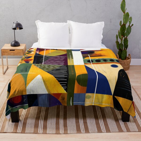 Item preview, Abstract Maximalist Golden Hues Modern Abstract Pattern designed and sold by DEC02.