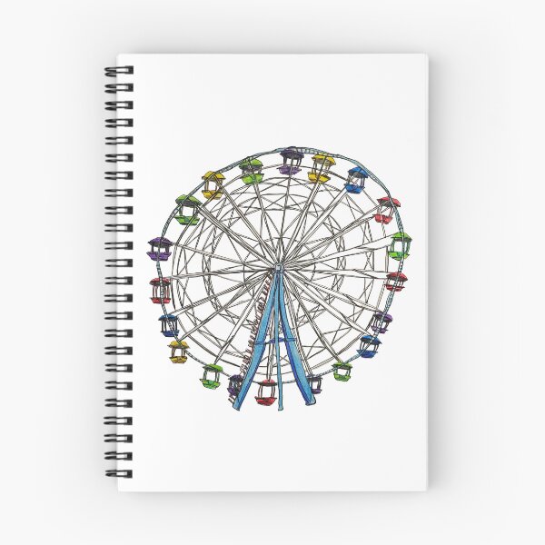 Item preview, Hand Drawn Ferris Wheel designed and sold by Lena Draws.