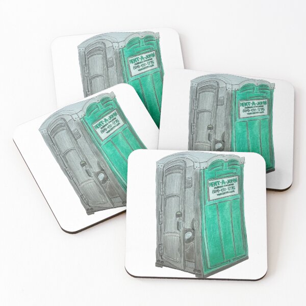 Item preview, Hand Drawn Porta Potty designed and sold by Lena Draws.