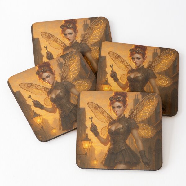 Item preview, Steampunk Fairy in Sunset Alley designed and sold by WhiteWolfe0127.