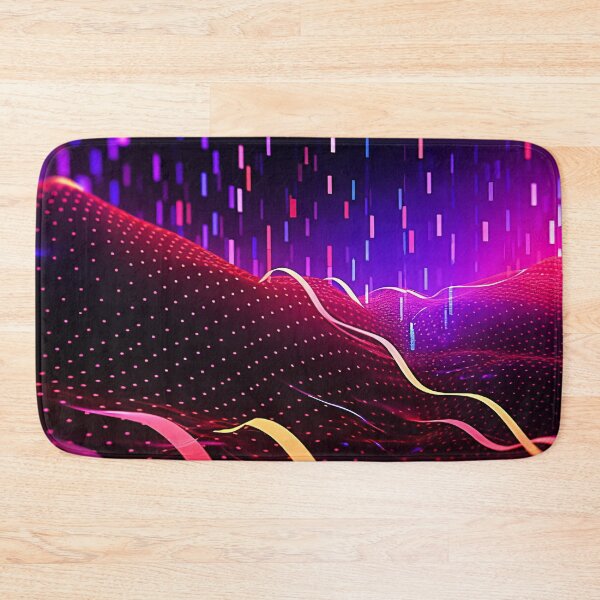 Item preview, Techno Futuristic Fantasy World In Neon-Colored Hues designed and sold by DEC02.