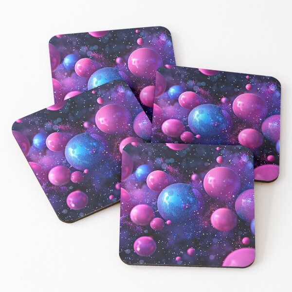 Item preview, Pink And Blue Fantasy Planets In Night Sky  designed and sold by DEC02.