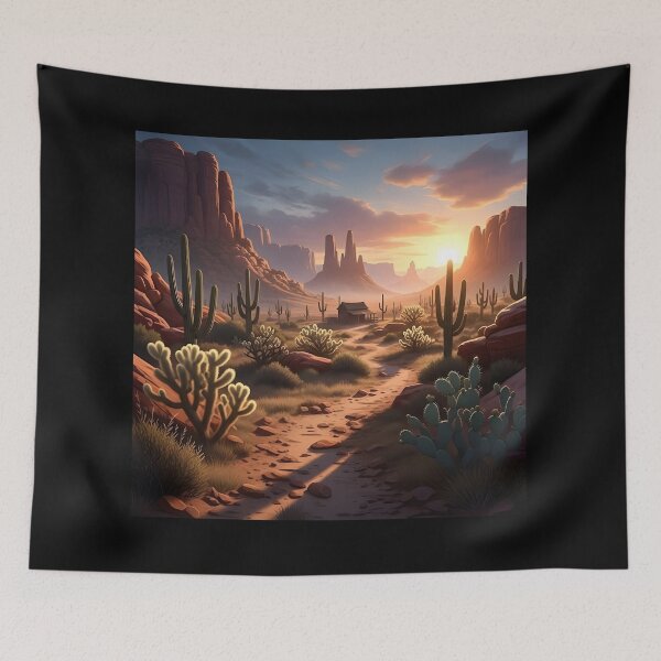 Item preview, WESTERN WILD WEST THEME BEAUTIFUL DESERT to Bring Some Vintage Heritage Roots Vibes to Your Home Decoration or Your Office to Add Some Good Productive Vibes designed and sold by Jt41.