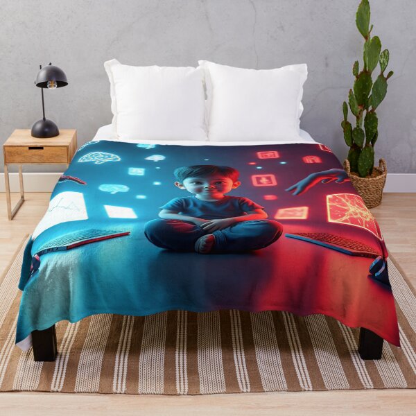 Item preview, Dual Impact of Video Games on Kids – Realistic 3D 8K Art of Good and Bad Gaming Effects designed and sold by AwesomeDigiShop.