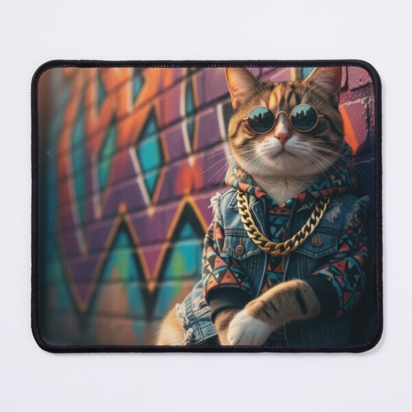 Item preview, Cool street cat designed and sold by beMyMeow.