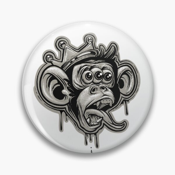 Item preview, Triple eye chimp king  designed and sold by Screaming Monkey.