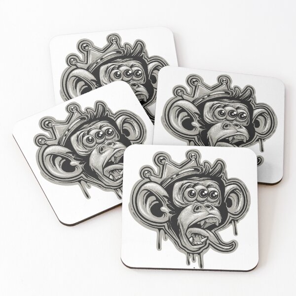 Item preview, Triple eye chimp king  designed and sold by Screaming Monkey.