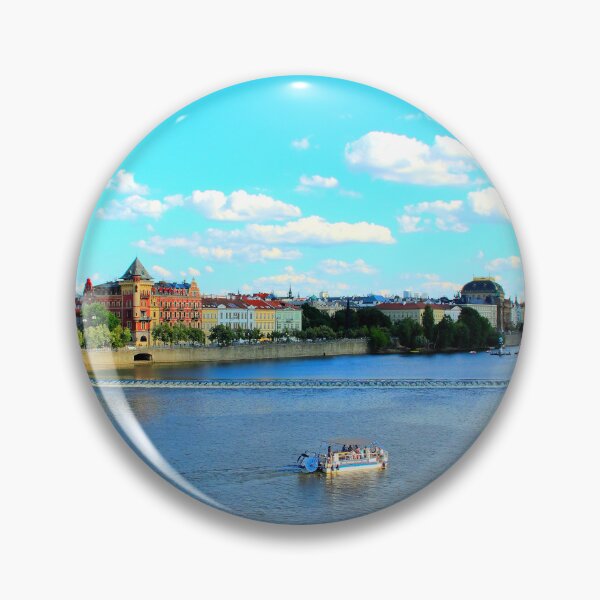 Item preview, View of the Vltava River in Prague, Czech Republic designed and sold by Kristina Drozd.