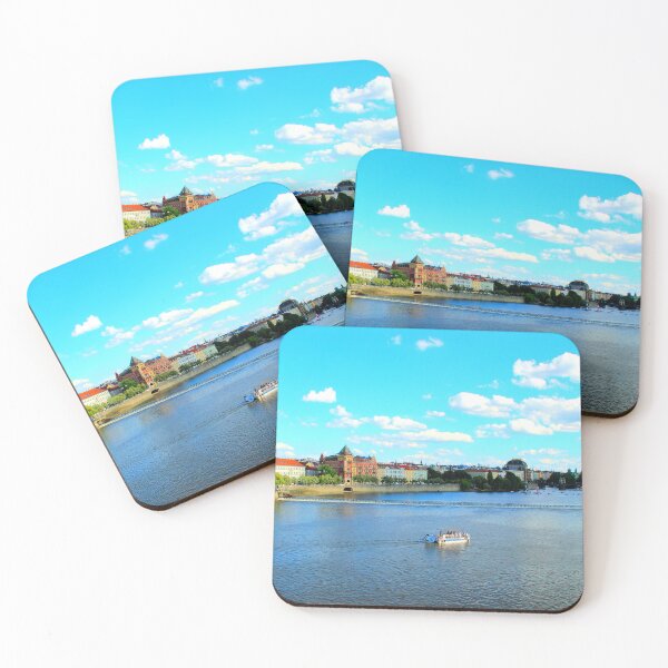 Item preview, View of the Vltava River in Prague, Czech Republic designed and sold by Kristina Drozd.