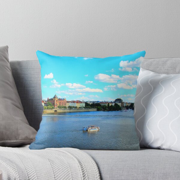 Item preview, View of the Vltava River in Prague, Czech Republic designed and sold by Kristina Drozd.