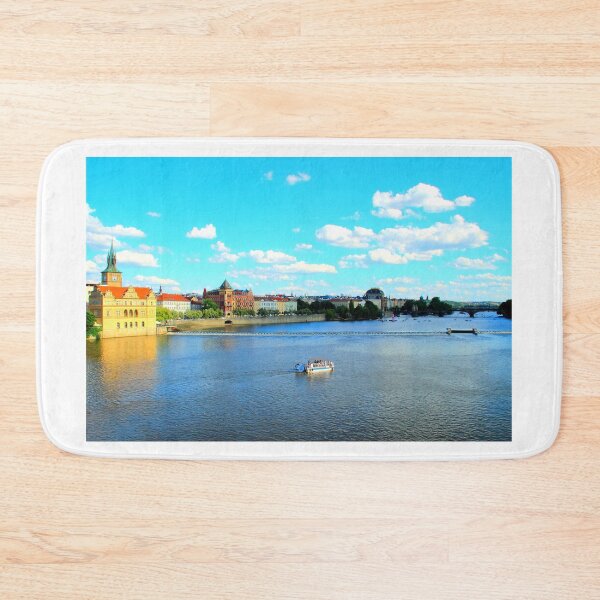 Item preview, View of the Vltava River in Prague, Czech Republic designed and sold by Kristina Drozd.