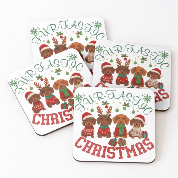 Item preview, Fur-tastic Pupplies Christmas Embroidered Multicolor Text designed and sold by DivineHaven.