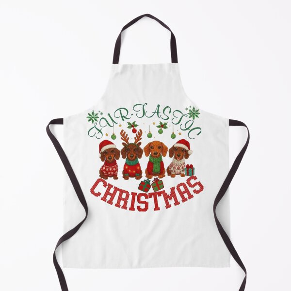 Item preview, Fur-tastic Pupplies Christmas Embroidered Multicolor Text designed and sold by DivineHaven.