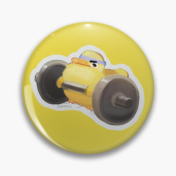 Item preview, Motivational Gym Duck designed and sold by Sabtastic.