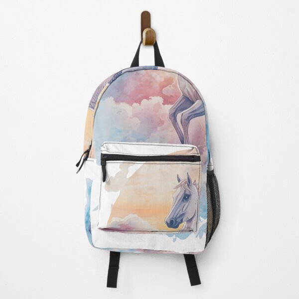 Item preview, Flying Horse – Glowing Horizon Watercolor Illustration designed and sold by Valeree Store.