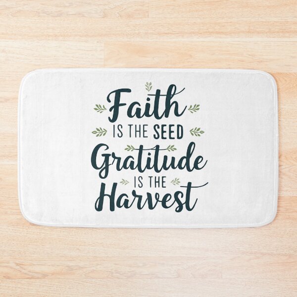 Item preview, Faith Is The Seed, Gratitude Is The Harvest Thanksgiving Design designed and sold by TrueImage1.