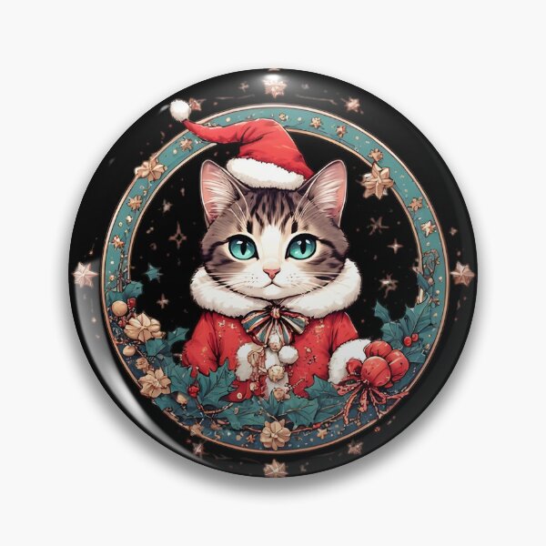 Artikelvorschau, Santa Cat #15 entworfen und verkauft von Sam-Tada.