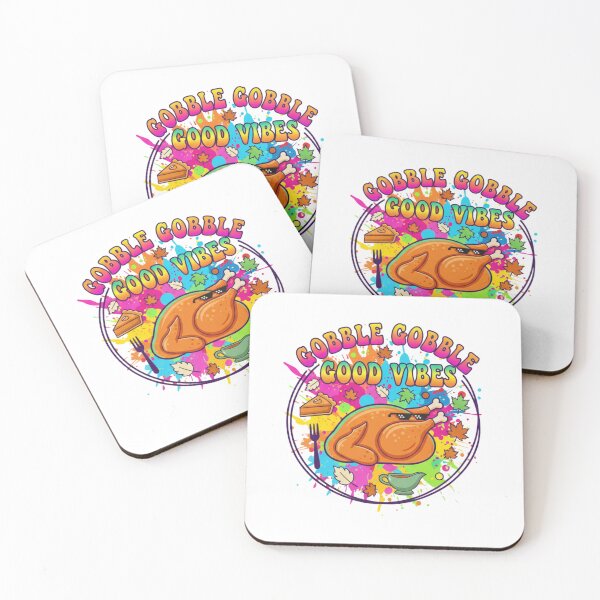 Item preview, Gobble Gobble Good Vibes - Retro Thanksgiving Fun designed and sold by RainUlan53.