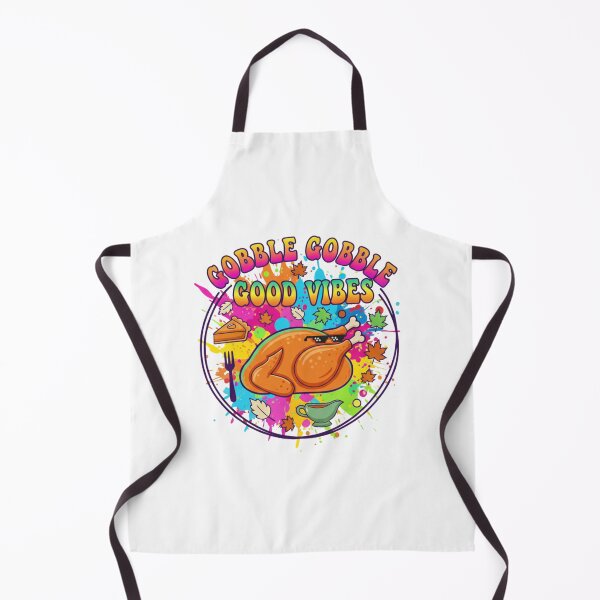 Item preview, Gobble Gobble Good Vibes - Retro Thanksgiving Fun designed and sold by RainUlan53.
