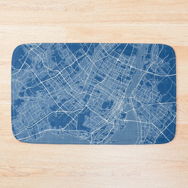 Artikelvorschau, Stadtplan von Montreal, Québec, Kanada - Blaupause entworfen und verkauft von deMAP.