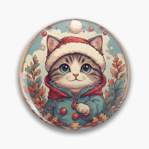 Artikelvorschau, Santa Cat #20 entworfen und verkauft von Sam-Tada.