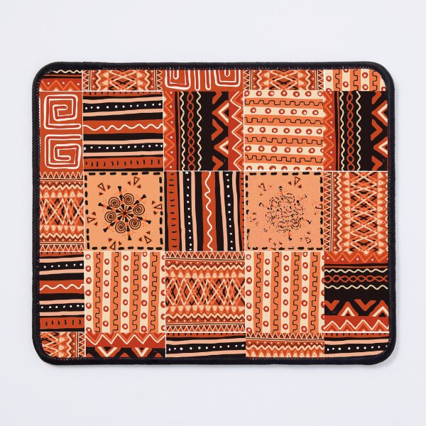Item preview, African-Style Abstract Geometric Earthtones And Tangerine Designs designed and sold by DEC02.