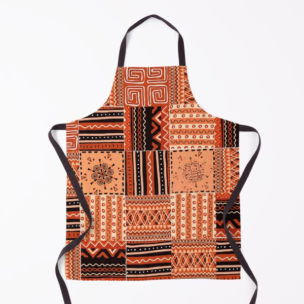 Item preview, African-Style Abstract Geometric Earthtones And Tangerine Designs designed and sold by DEC02.