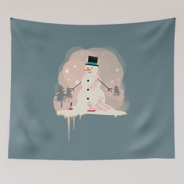 Item preview, creepy snowman - dark snowman making designed and sold by CypisDesign.
