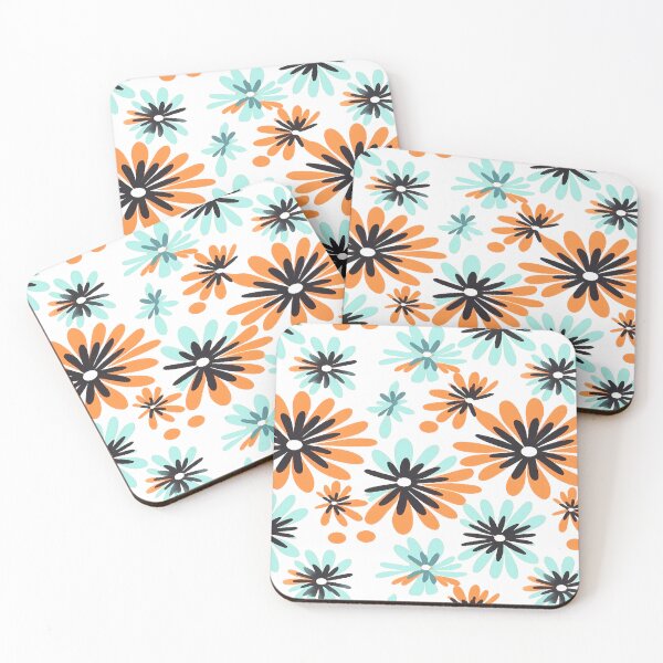 Item preview, Retro Flowers designed and sold by ViaARTfactory.
