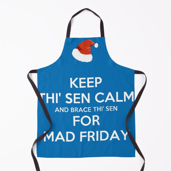 Item preview, Keep Thi Sen Calm And Brace This Sen For Mad Friday Santa Hat designed and sold by taiche.