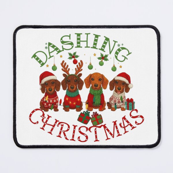 Item preview, Dashing Puppies Embroidered Multicolor Text designed and sold by DivineHaven.
