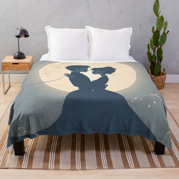 Item preview, Love in Moonlight – Glowing Silhouette Vector Composition designed and sold by Valeree Store.