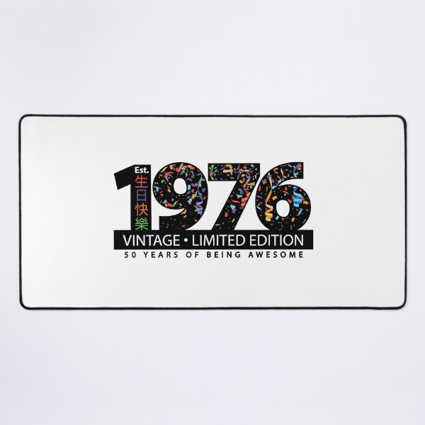 Item preview, Happy 50th Est. 1976 Vintage Limited Edition 50 Years of Being Awesome designed and sold by PCStudio57.