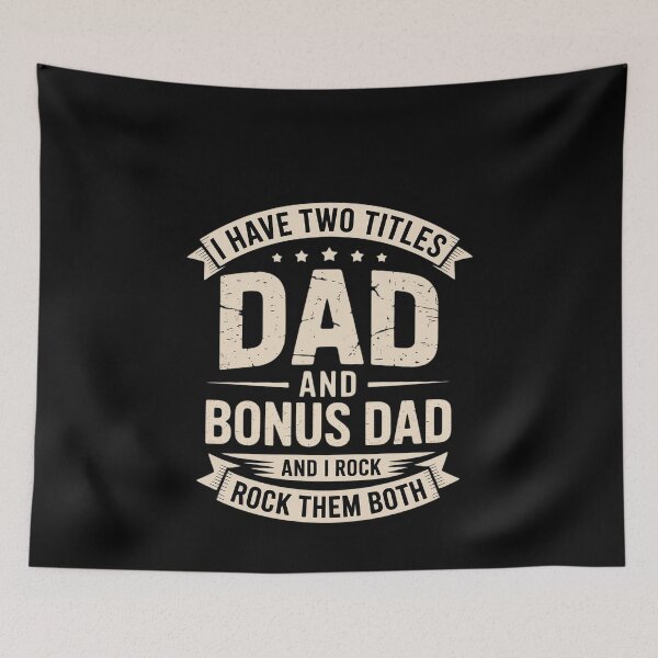 Item preview, I Have Two Titles Dad And Bonus Dad Dad Father's Day  designed and sold by MonsterBuddiess.