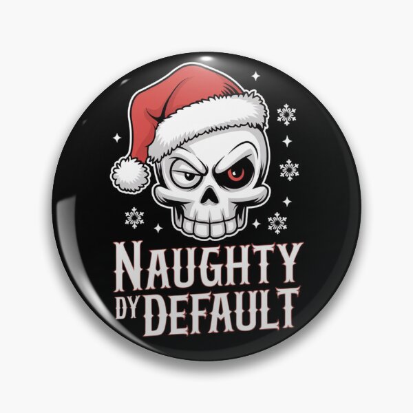 Item preview, Naughty by Default: Santa Skull Sass designed and sold by WeranovDesign.
