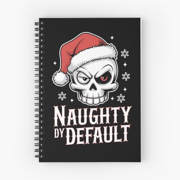 Item preview, Naughty by Default: Santa Skull Sass designed and sold by WeranovDesign.