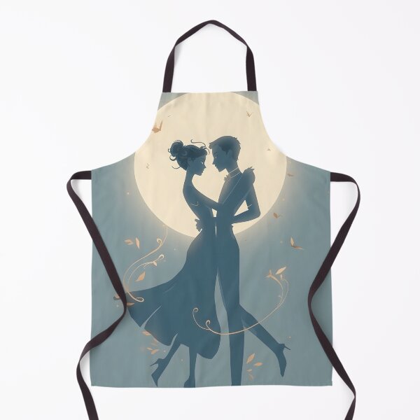 Item preview, Moonlight Dance – Soft Glow Couple Silhouette Design designed and sold by Valeree Store.
