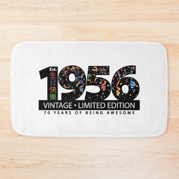 Item preview, Happy 70th Est. 1956 Vintage Limited Edition 70 Years of Being Awesome designed and sold by PCStudio57.