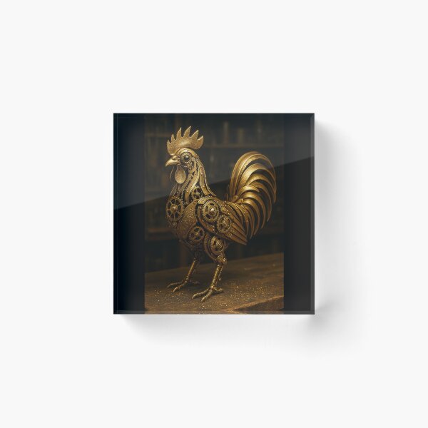 Item preview, Clockwork Steampunk Rooster designed and sold by Tridentulus.