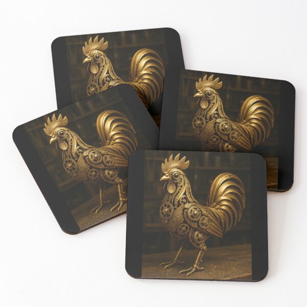 Item preview, Clockwork Steampunk Rooster designed and sold by Tridentulus.