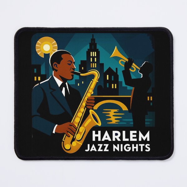 Item preview, Harlem Jazz Nights - Art Deco Retro Art designed and sold by Myra365Art.